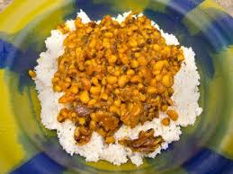 Black-eyed beans & Rice (Sierra Leone)