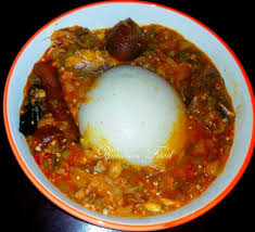 Banku w/Okro Soup