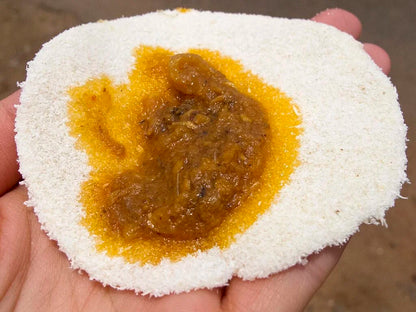 Cassva Bread, Fry fish & gravy (Sierra Leone)